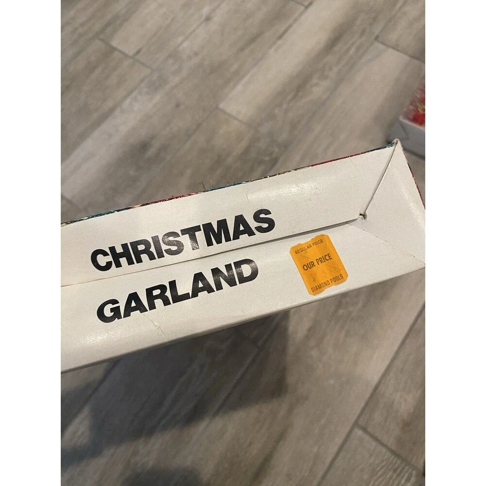 4 Boxes Vintage De Luxe Garland Tinsel Gold Indoor And Outdoor